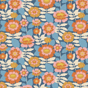 PRE - Order Tilda Wallflower - Wallflower Beverly TIL110611 Blue - Half Yard - June 2025 - Modern Fabric Shoppe