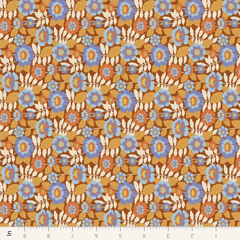 PRE - Order Tilda Wallflower - Wallflower Beverly TIL110612 Caramel - Half Yard - June 2025 - Modern Fabric Shoppe