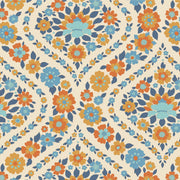 PRE - Order Tilda Wallflower - Wallflower Bianca TIL110619 Blue - Half Yard - June 2025 - Modern Fabric Shoppe