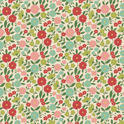 PRE - Order Tilda Wallflower - Wallflower Janice TIL110613 Green - Half Yard - June 2025 - Modern Fabric Shoppe