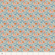 PRE - Order Tilda Wallflower - Wallflower Janice TIL110615 Blue - Half Yard - June 2025 - Modern Fabric Shoppe