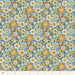 PRE - Order Tilda Wallflower - Wallflower Lauren TIL110603 Blue - Half Yard - June 2025 - Modern Fabric Shoppe