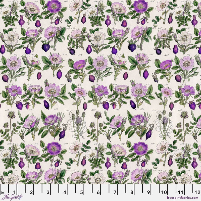 PRE - Order Tim Holtz - Eclectic Elements Palette - Purple Botanical PWTH306.PURPLE - Half Yard - July 2025 - Modern Fabric Shoppe