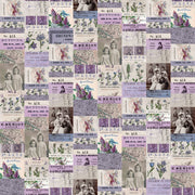 PRE - Order Tim Holtz - Eclectic Elements Palette - Purple Collage PWTH300.PURPLE - Half Yard - July 2025 - Modern Fabric Shoppe