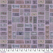 PRE - Order Tim Holtz - Eclectic Elements Palette - Purple Tickets PWTH302.PURPLE - Half Yard - July 2025 - Modern Fabric Shoppe