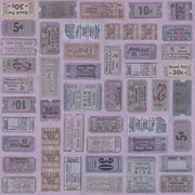 PRE - Order Tim Holtz - Eclectic Elements Palette - Purple Tickets PWTH302.PURPLE - Half Yard - July 2025 - Modern Fabric Shoppe