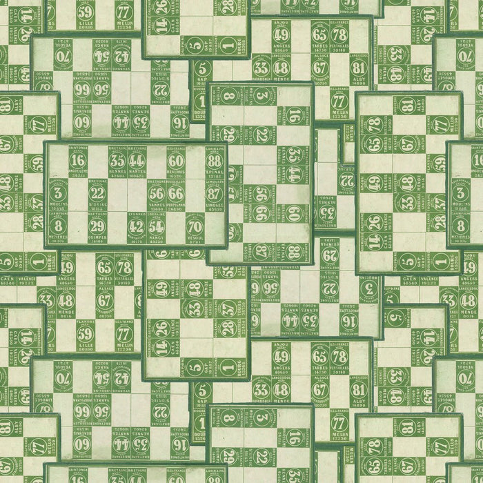 PRE - Order Tim Holtz - Electric Elements Palette - Green Numbers PWTH266.GREEN - Half Yard - March 2025 - Modern Fabric Shoppe