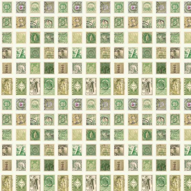 PRE - Order Tim Holtz - Electric Elements Palette - Green Stamps PWTH261.GREEN - Half Yard - March 2025 - Modern Fabric Shoppe