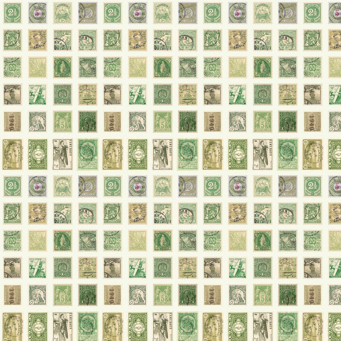 PRE - Order Tim Holtz - Electric Elements Palette - Green Stamps PWTH261.GREEN - Half Yard - March 2025 - Modern Fabric Shoppe