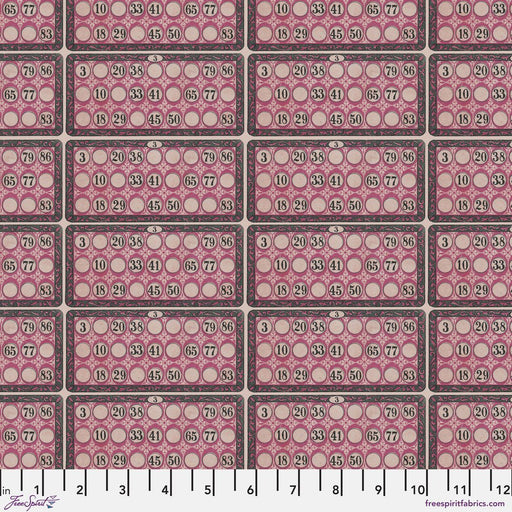 PRE - Order Tim Holtz - Electric Elements Palette - Pink Numbers PWTH216.Pink - Half Yard - Modern Fabric Shoppe