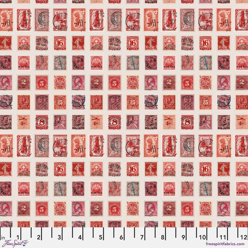 PRE - Order Tim Holtz - Electric Elements Palette - Red Stamps PWTH221.RED - Half Yard - Modern Fabric Shoppe