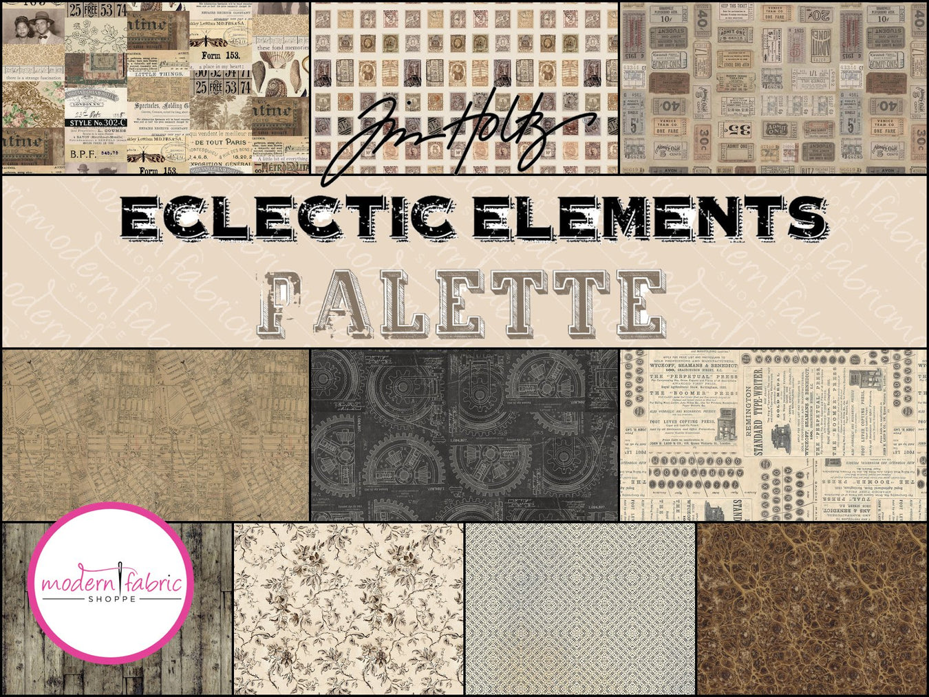 Tim Holtz- Eclectic Elements- Neutral