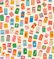 PRE - Order Trinketry by Melody Miller - RS 0109 11 - Natural With Neon - Half Yard - February 2026 - Modern Fabric Shoppe