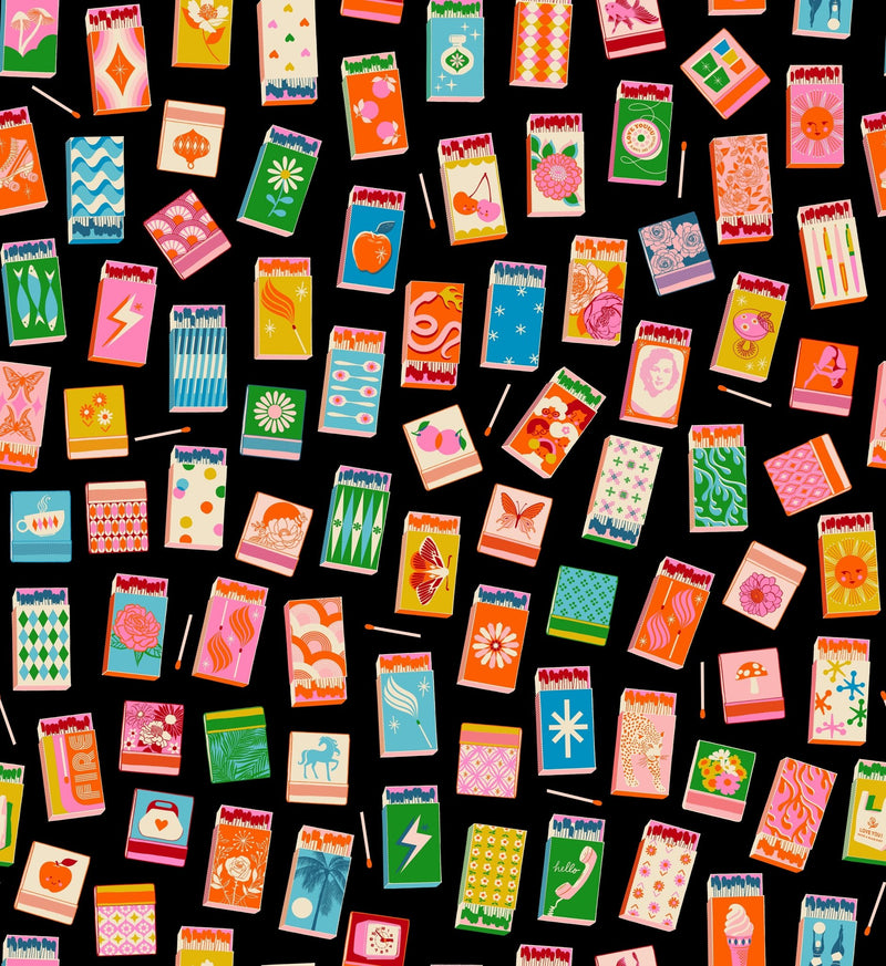 PRE - Order Trinketry by Melody Miller - RS 0109 21 - Black - Half Yard - February 2026 - Modern Fabric Shoppe