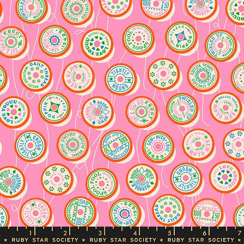 PRE - Order Trinketry by Melody Miller - RS 0111 17 - Flamingo - Half Yard - February 2026 - Modern Fabric Shoppe