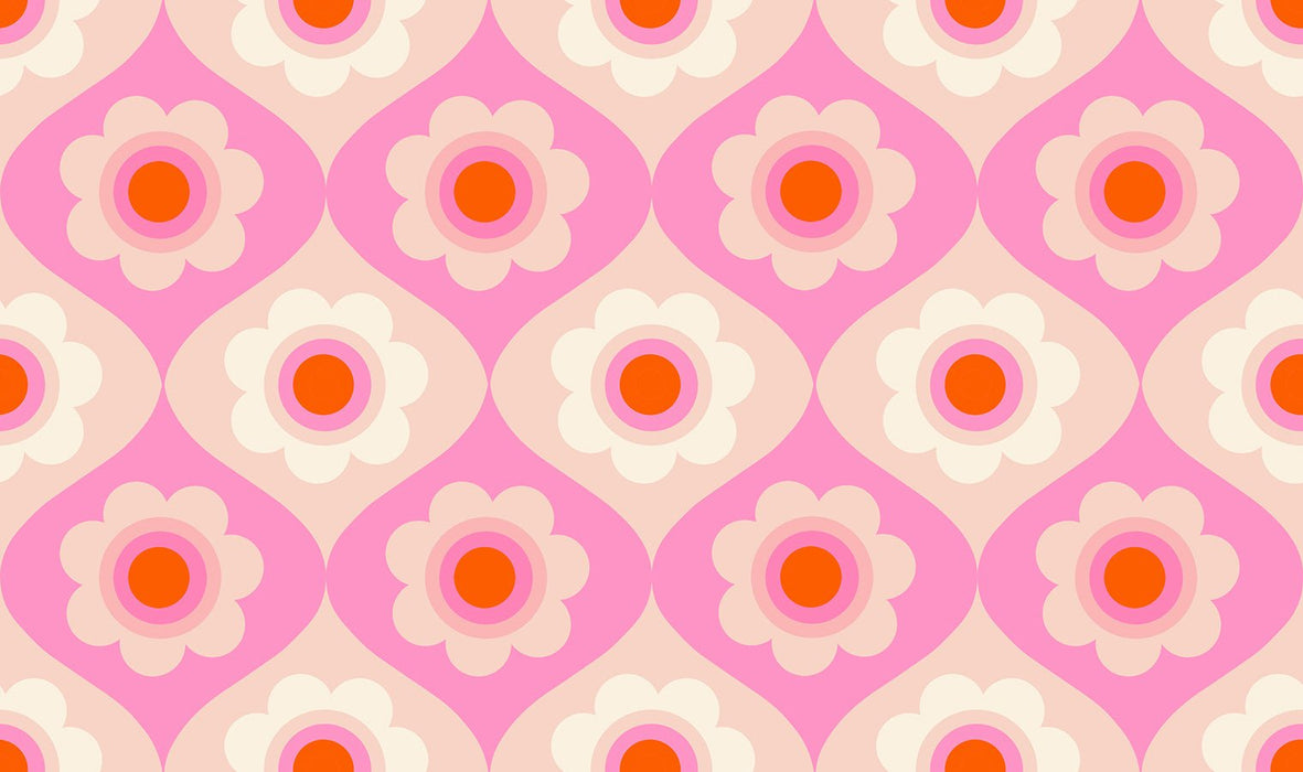 PRE - Order Trinketry by Melody Miller - RS 0114 17 - Flamingo - Half Yard - February 2026 - Modern Fabric Shoppe