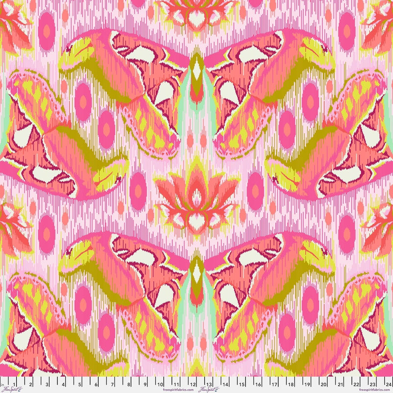 PRE-Order Tula Pink Down to Earth- 108" Wide Back- Mothorized User QBTP024.AFTERGLOW- Half Yard- March 2027 - Modern Fabric Shoppe