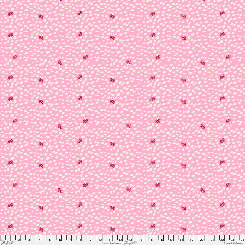 PRE-Order Tula Pink- Down to Earth- Do Re Bee PWTP297.AFTERGLOW- Half Yard- March 2027 - Modern Fabric Shoppe