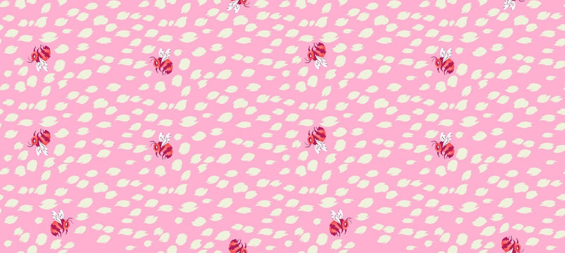 PRE-Order Tula Pink- Down to Earth- Do Re Bee PWTP297.AFTERGLOW- Half Yard- March 2027 - Modern Fabric Shoppe