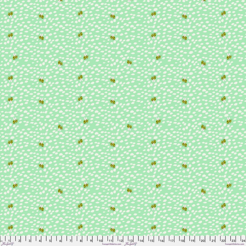 PRE-Order Tula Pink- Down to Earth- Do Re Bee PWTP297.DAYBREAK- Half Yard- March 2027 - Modern Fabric Shoppe