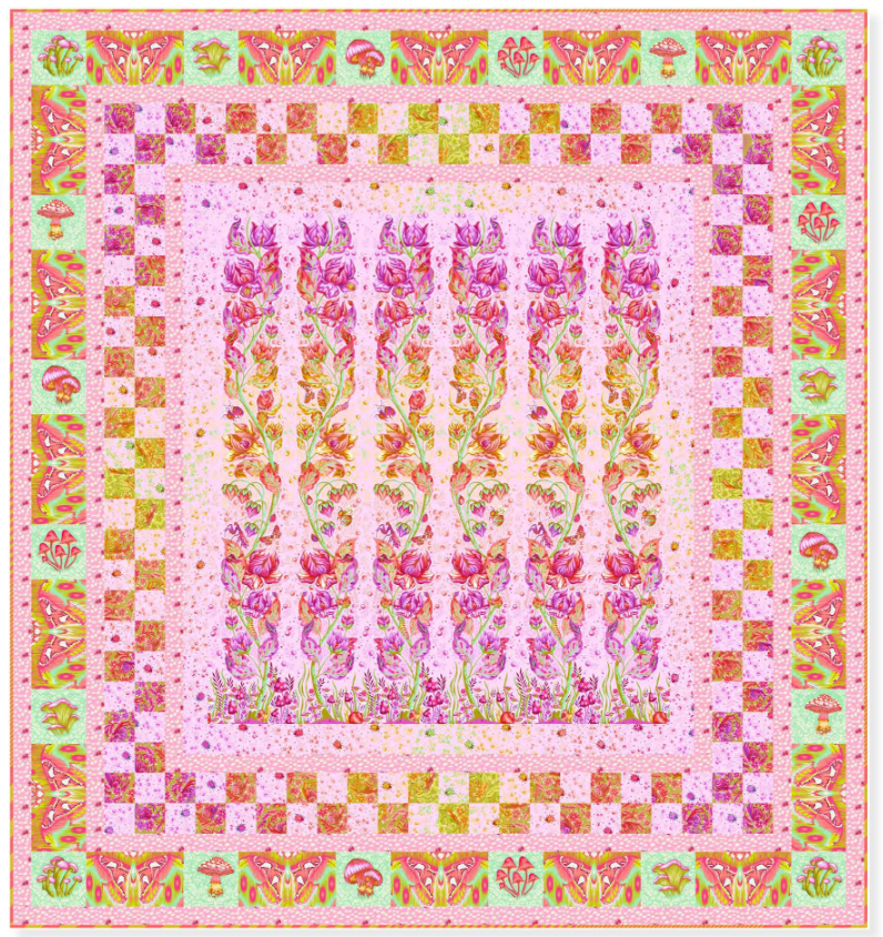 PRE-ORDER Tula Pink- Down to Earth- Glow Up-Afterglow Quilt Kit- March 2027 - Modern Fabric Shoppe