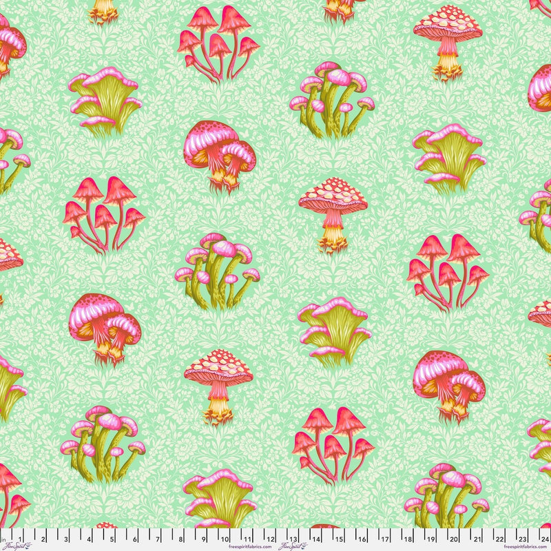 PRE-Order Tula Pink- Down to Earth- Morel Support PWTP293.AFTERGLOW- Half Yard- March 2027 - Modern Fabric Shoppe