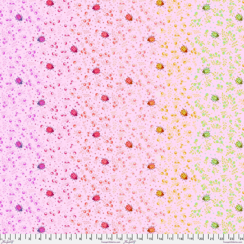 PRE-Order Tula Pink- Down to Earth- Spot On PWTP296.AFTERGLOW- Half Yard- March 2027 - Modern Fabric Shoppe
