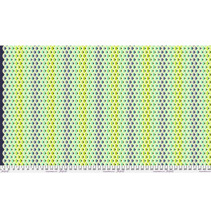 PRE - Order Tula Pink Floral Reef - Aquatic Lace PWTP269.MARINE - Half Yard - April 2026 - Modern Fabric Shoppe