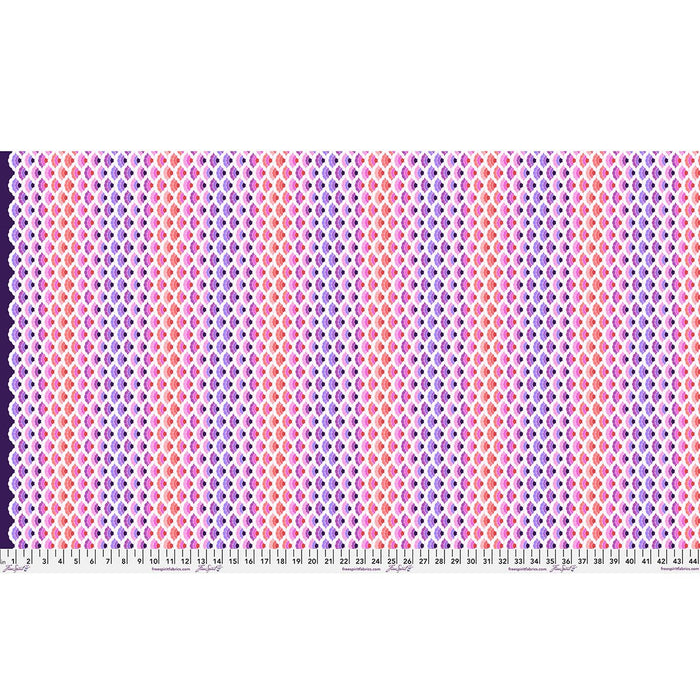 PRE - Order Tula Pink Floral Reef - Aquatic Lace PWTP269.ULTRAVIOLET - Half Yard - April 2026 - Modern Fabric Shoppe