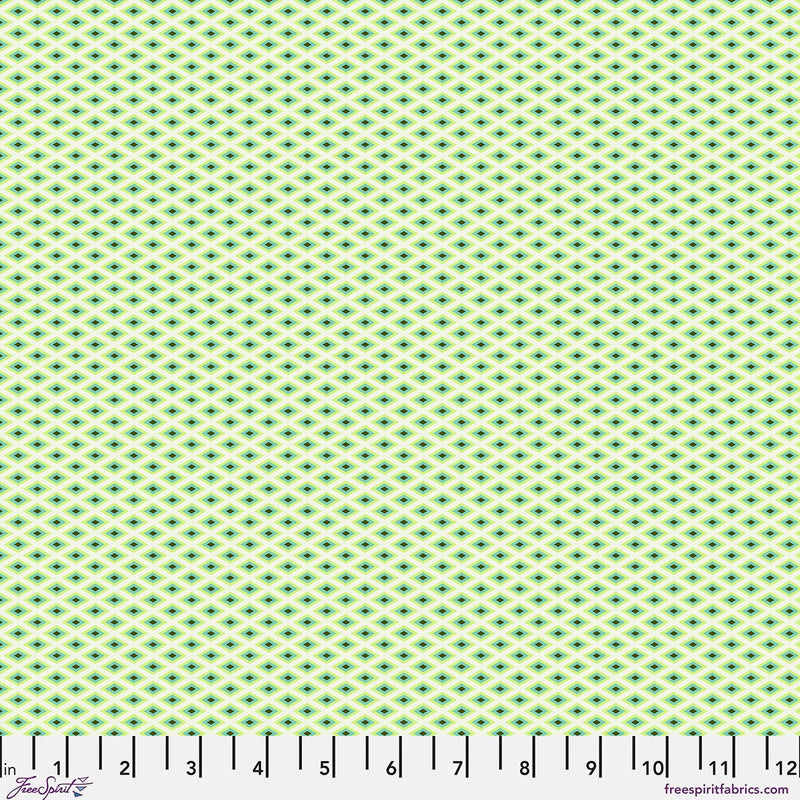 PRE - Order Tula Pink Floral Reef - Lighthouse Windows PWTP273.SEAGRASS - Half Yard - April 2026 - Modern Fabric Shoppe