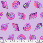 PRE - Order Tula Pink Floral Reef - Lil Shelly PWTP266.ULTRAVIOLET - Half Yard - April 2026 - Modern Fabric Shoppe