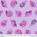 PRE - Order Tula Pink Floral Reef - Lil Shelly PWTP266.ULTRAVIOLET - Half Yard - April 2026 - Modern Fabric Shoppe