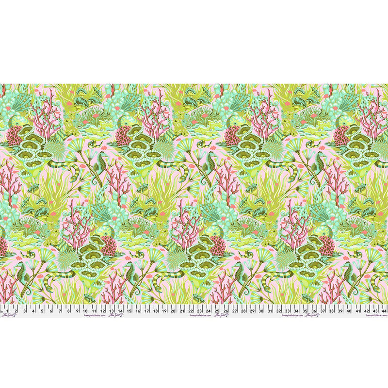 PRE - Order Tula Pink Floral Reef - Reef What You Sew PWTP264.CORAL - Half Yard - April 2026 - Modern Fabric Shoppe