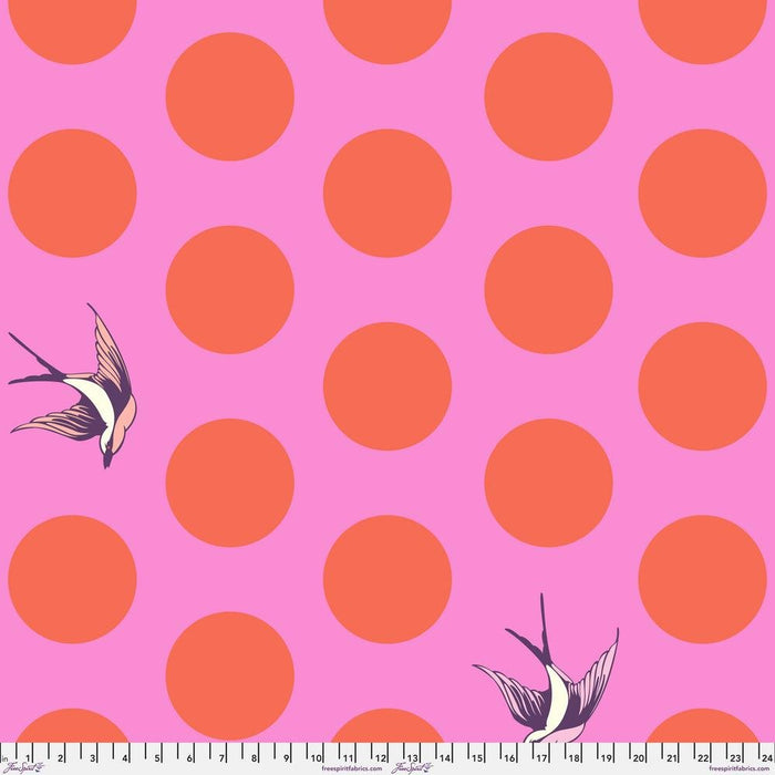 PRE - ORDER Tula Pink Full Moon Forest II - 108" Wide Back - Free Fall QBTP018.HONEY - Half Yard - April 2025 - Modern Fabric Shoppe