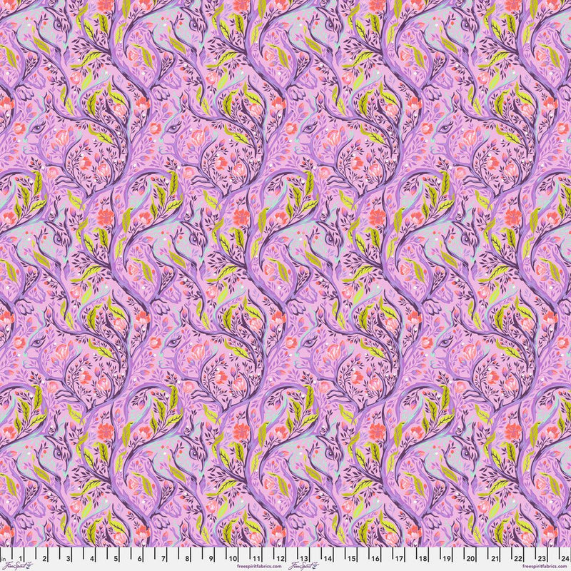 PRE - ORDER Tula Pink Full Moon Forest II - Branch Manager PWTP247.BLOSSOM - Half Yard - April 2025 - Modern Fabric Shoppe
