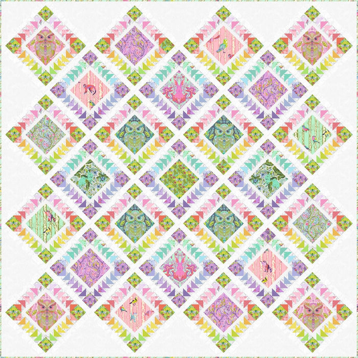 PRE - ORDER Tula Pink - Full Moon Forest II - Rainbow Forest Quilt Kit - April 2025 - Modern Fabric Shoppe