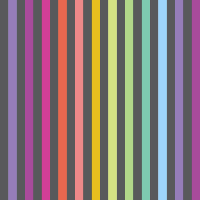PRE - Order Tula Pink Graywork True Color - Disco Stripe PWTP231.CARBON - Half Yard - October 2025 - Modern Fabric Shoppe