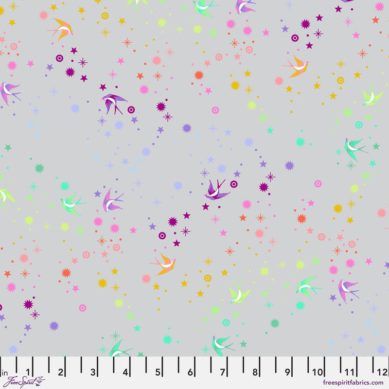 PRE - Order Tula Pink Graywork True Color - Fairy Dust PWTP133.FOG - Half Yard - October 2025 - Modern Fabric Shoppe