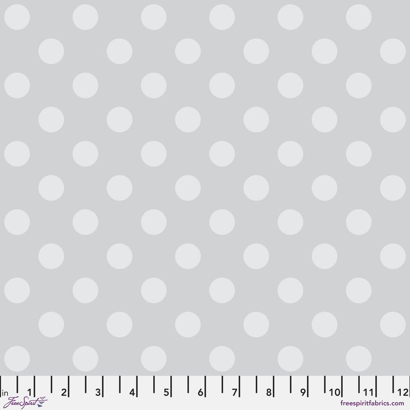 PRE - Order Tula Pink Graywork True Color - Pom Pom PWTP118.FOG - Half Yard - October 2025 - Modern Fabric Shoppe