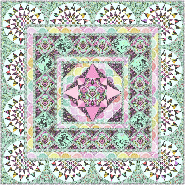 PRE - ORDER Tula Pink - Prince Charming Deja Vu - Amphibian Majestic Quilt Kit - July 2026 - Modern Fabric Shoppe