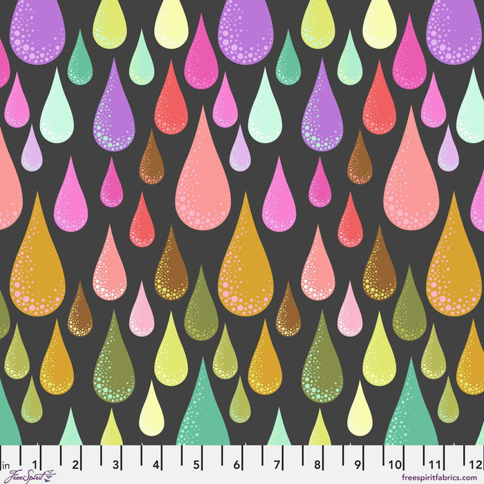 PRE - Order Tula Pink Prince Charming Deja Vu - Dew Drops PWTP275.LICORICE - Half Yard - July 2026 - Modern Fabric Shoppe