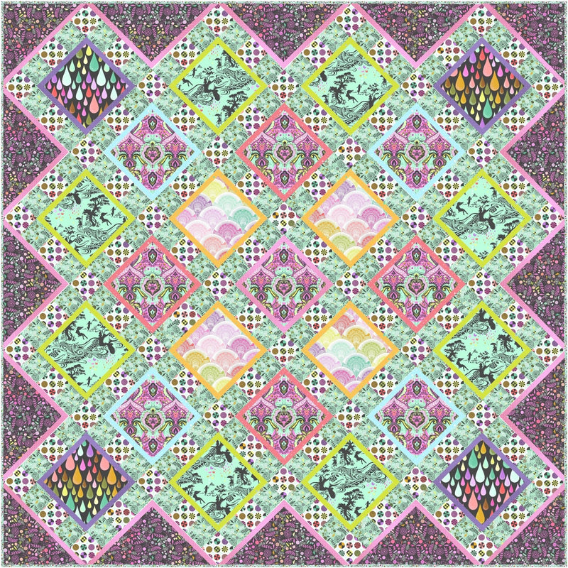 PRE - ORDER Tula Pink - Prince Charming Deja Vu - Leap Frog Quilt Kit - July 2026 - Modern Fabric Shoppe