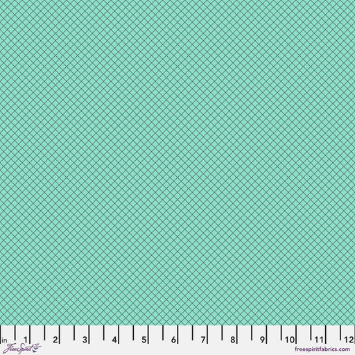 PRE - ORDER Tula Pink True Colors 2025 - On the Grid PWTP255.MYSTERIOUS - Half Yard - April 2025 - Modern Fabric Shoppe