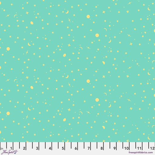 PRE - ORDER Tula Pink True Colors 2025 - Space Sprinkles PWTP254.SEAGLASS - Half Yard - April 2025 - Modern Fabric Shoppe