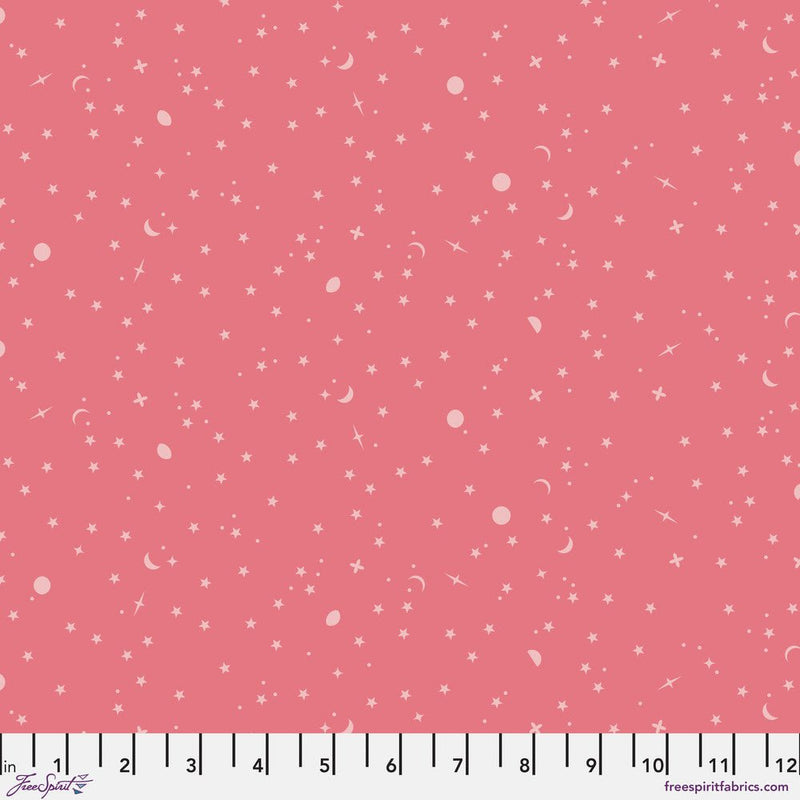 PRE - ORDER Tula Pink True Colors 2025 - Space Sprinkles PWTP254.SUNBURN - Half Yard - April 2025 - Modern Fabric Shoppe