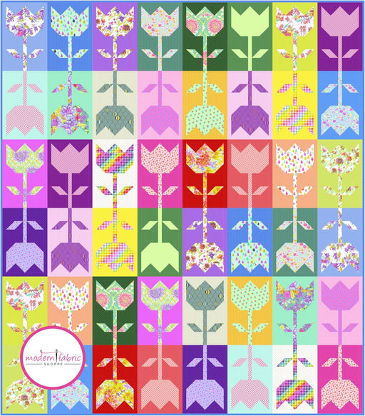 PRE-ORDER Tula Pink- Untamed- Flower Block Quilt Kit- October 2024 - Modern Fabric Shoppe