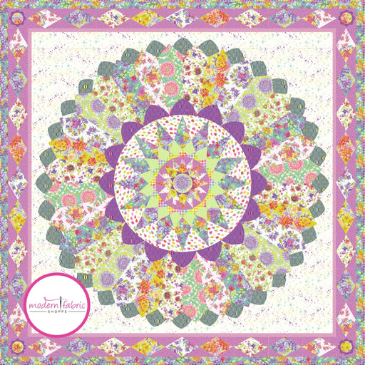 PRE-ORDER Tula Pink- Untamed- No Shrinking Violet Quilt Kit- October 2024 - Modern Fabric Shoppe