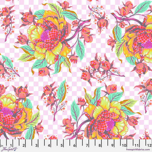 PRE-ORDER Tula Pink Untamed- Peony for your Thoughts PWTP235.LUNAR- Half Yard- October 2024 - Modern Fabric Shoppe