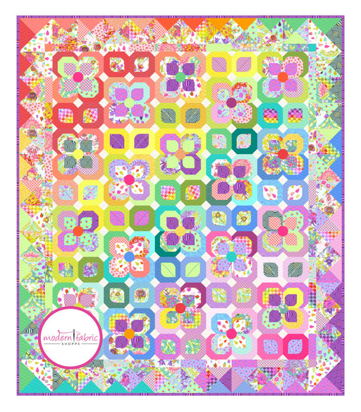 PRE-ORDER Tula Pink- Untamed- Untamed Garden Quilt Kit- October 2024 - Modern Fabric Shoppe
