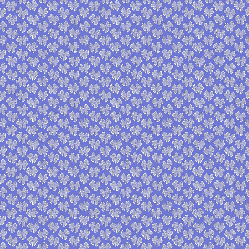 PRE-ORDER Under the Firefly Moon by Heather Bailey- Bitty Bows 91511-42 Blue - Half Yard- April 2027 - Modern Fabric Shoppe
